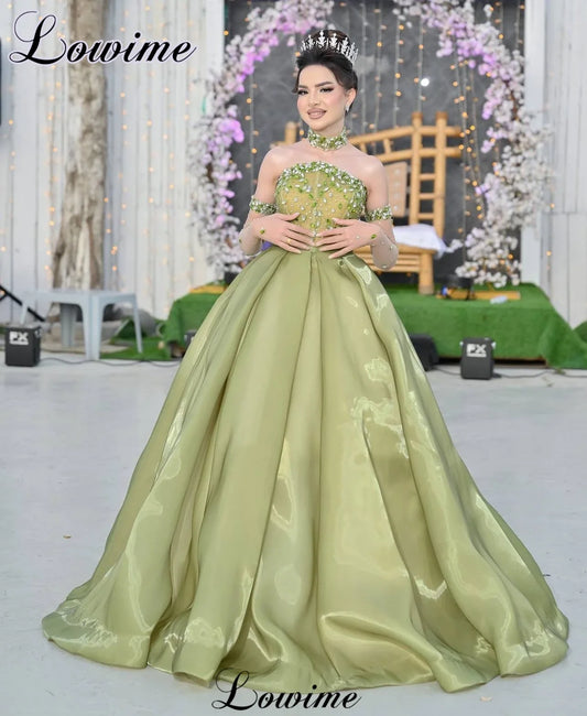 Glamorous Green Ball Gown