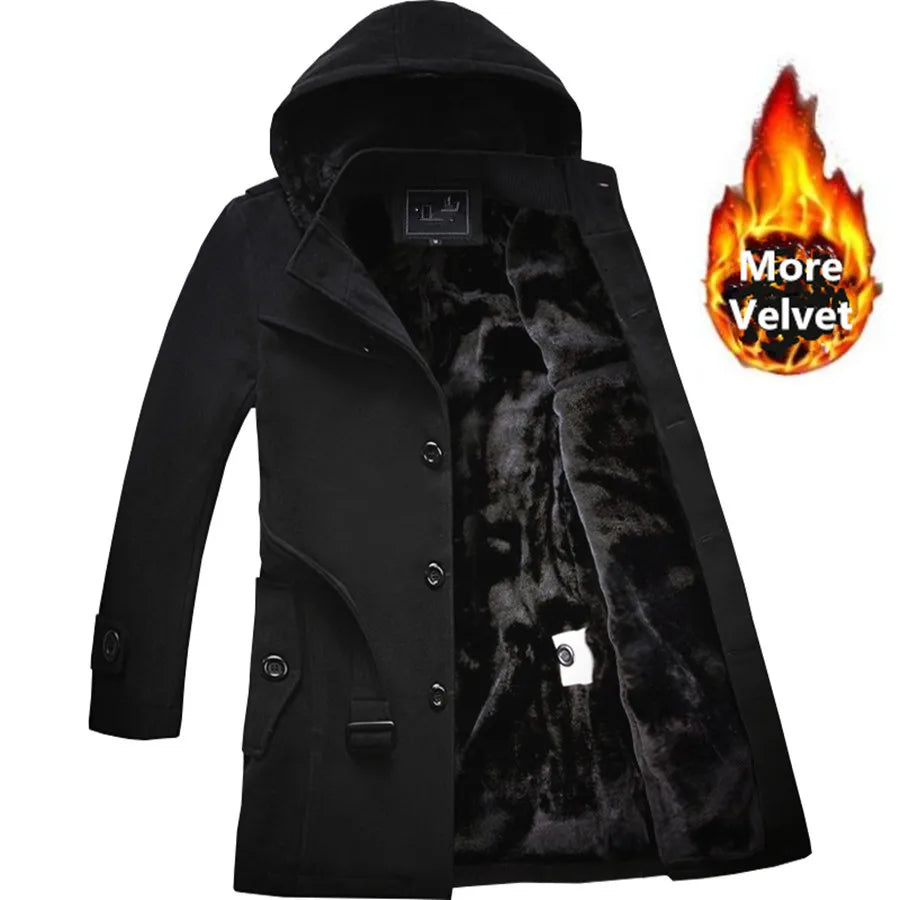 Cozy Winter Trench Coat