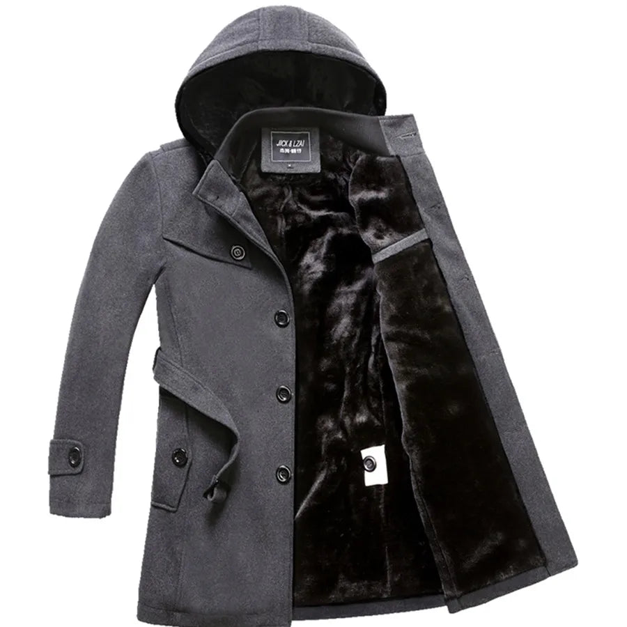 Cozy Winter Trench Coat