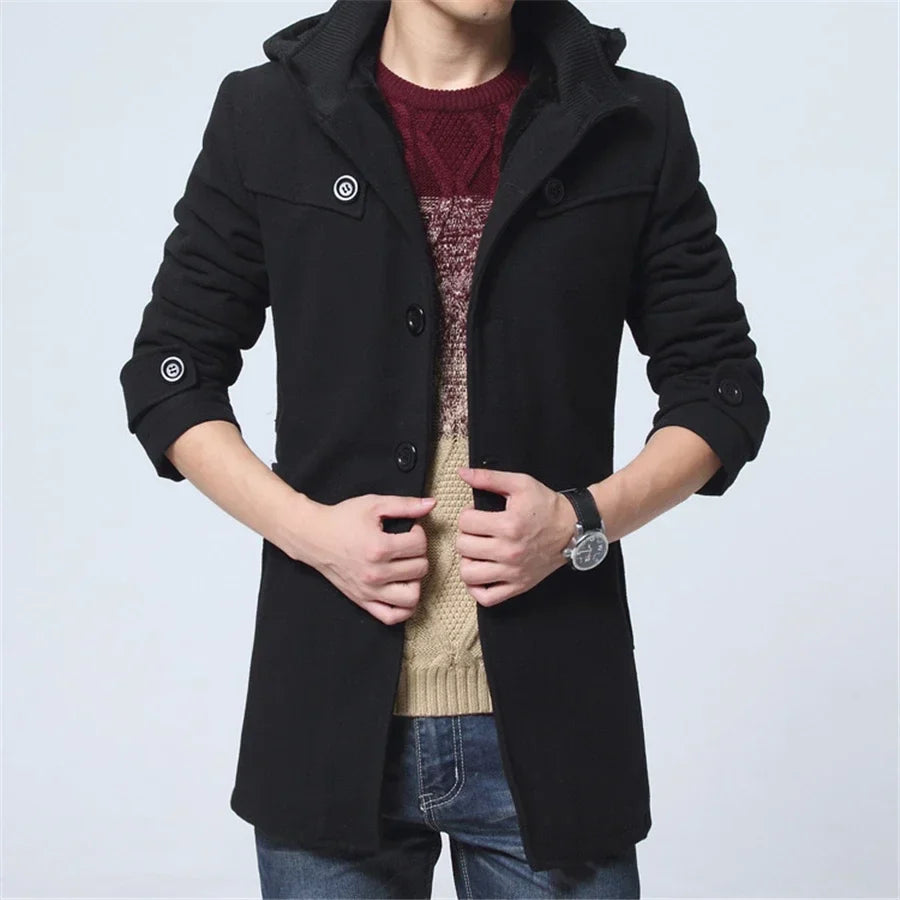 Cozy Winter Trench Coat