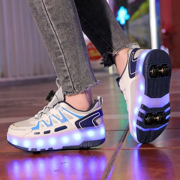 Magic Glide LED Roller Sneakers
