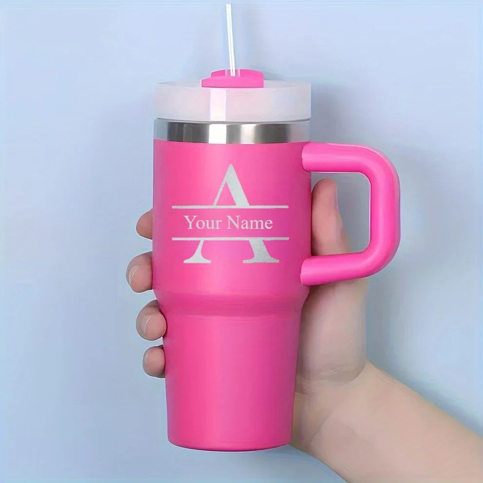 Chic Custom Name Travel Cup