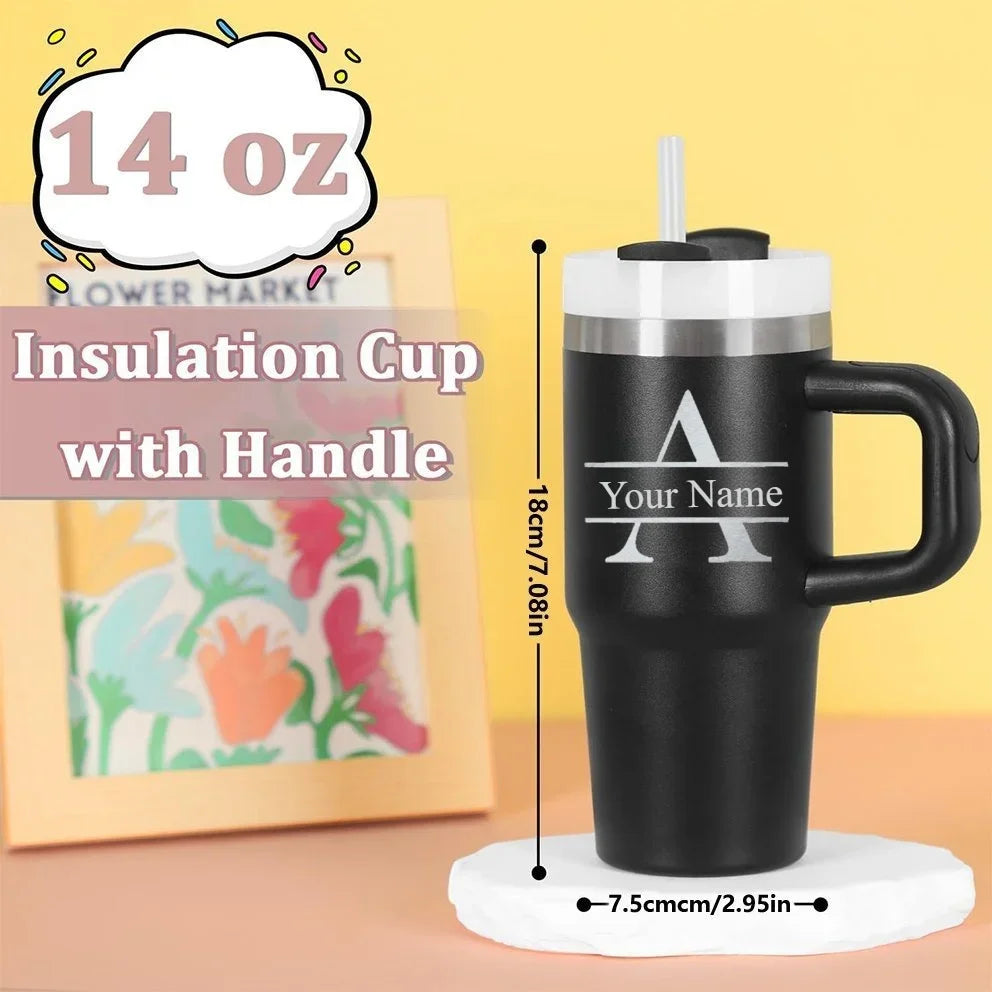 Chic Custom Name Travel Cup