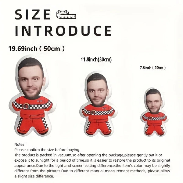 Custom Face Plush Pillow