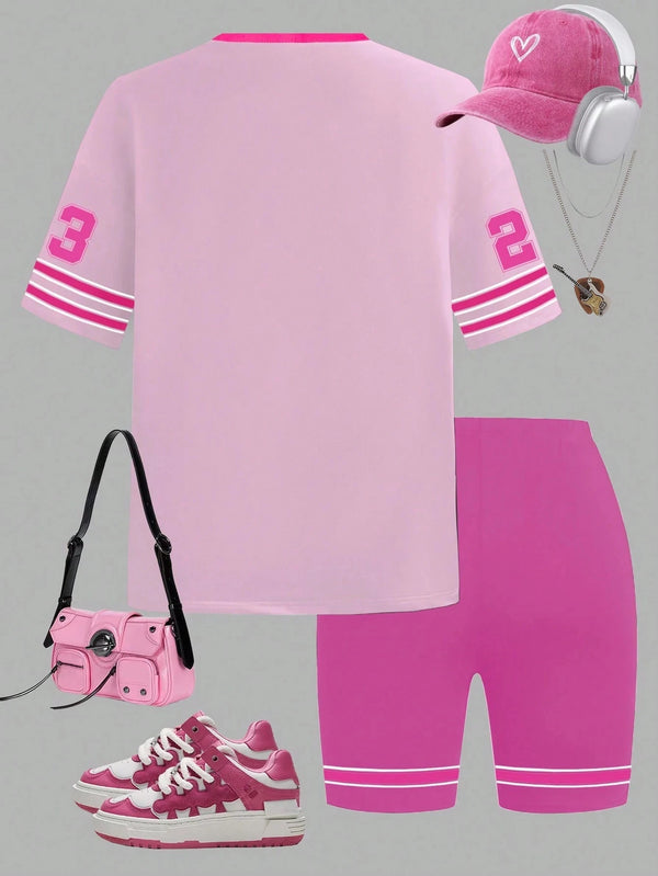 Daffodil Print Pink Riding Set