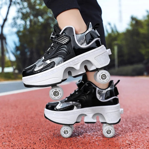 Stylish Pop-Up Roller Skates