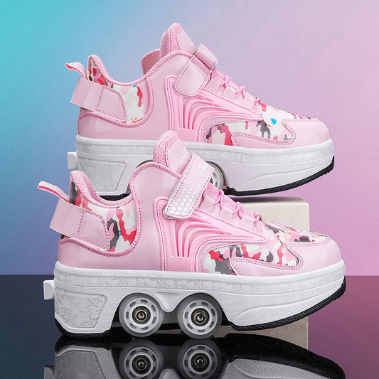 Stylish Pop-Up Roller Skates