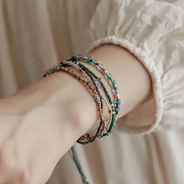 Graceful Pearl Crystal Bracelet