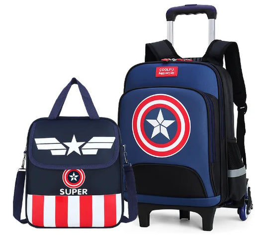 Boys' Rolling School Backpack Set