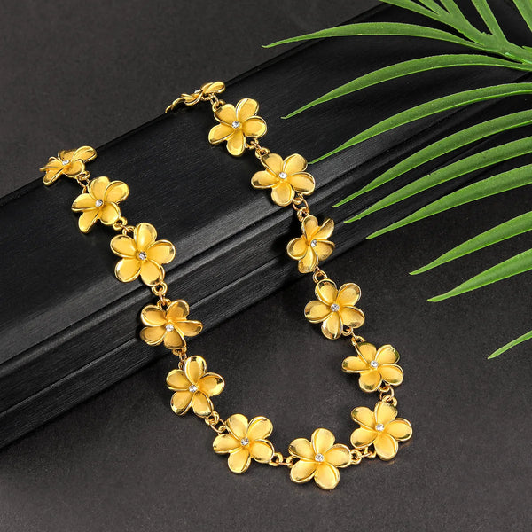 Tropical Flower Jewelry Set