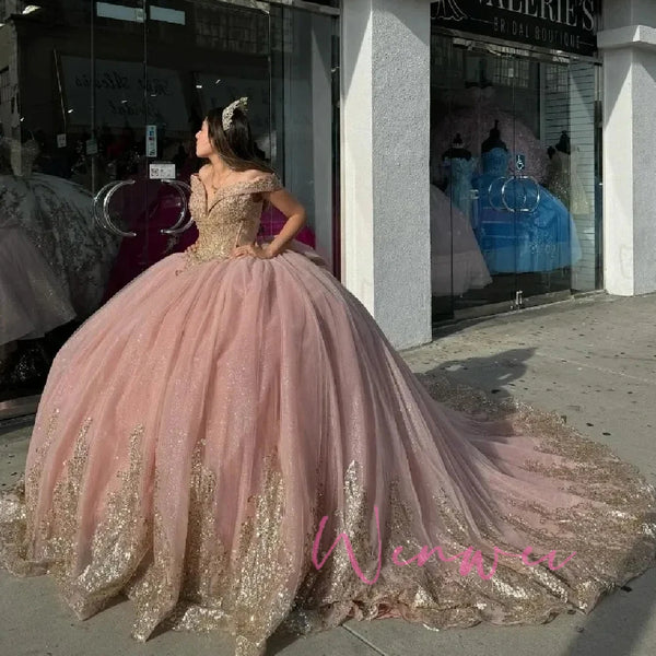 Sophie-Store-Customized-Pink-Ball-Gown-Gold-Lace-Quinceanera-Dresses-Vestido-De-15-Anos-Off-shoulder.jpg