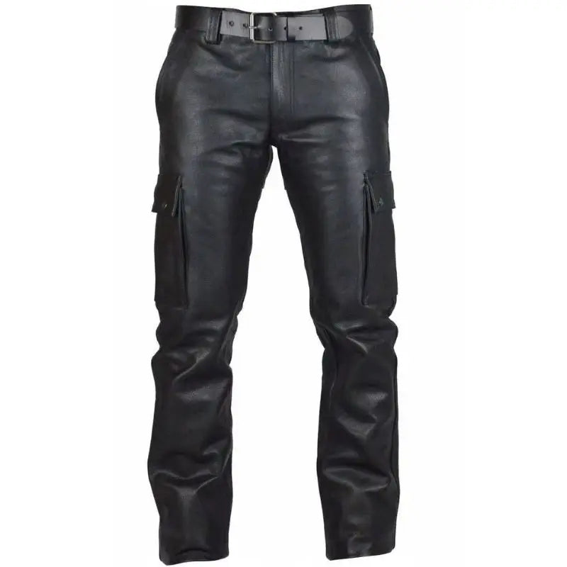 Rock Style Leather Pants