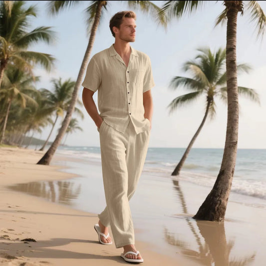 Cool Breeze Linen Outfit