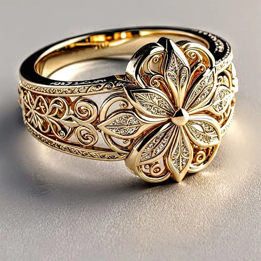 Elegant Flower Ring for Women