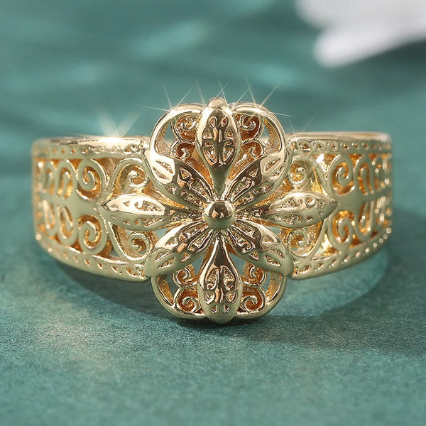 Elegant Flower Ring for Women